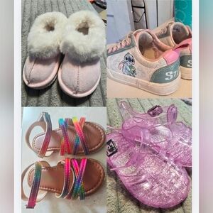 Set Of 4 Pairs Of Shoes 6T-7T Toddler